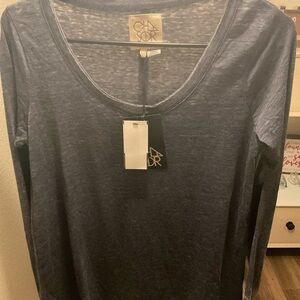 Chaser Long Sleeve Tee in Slate Blue